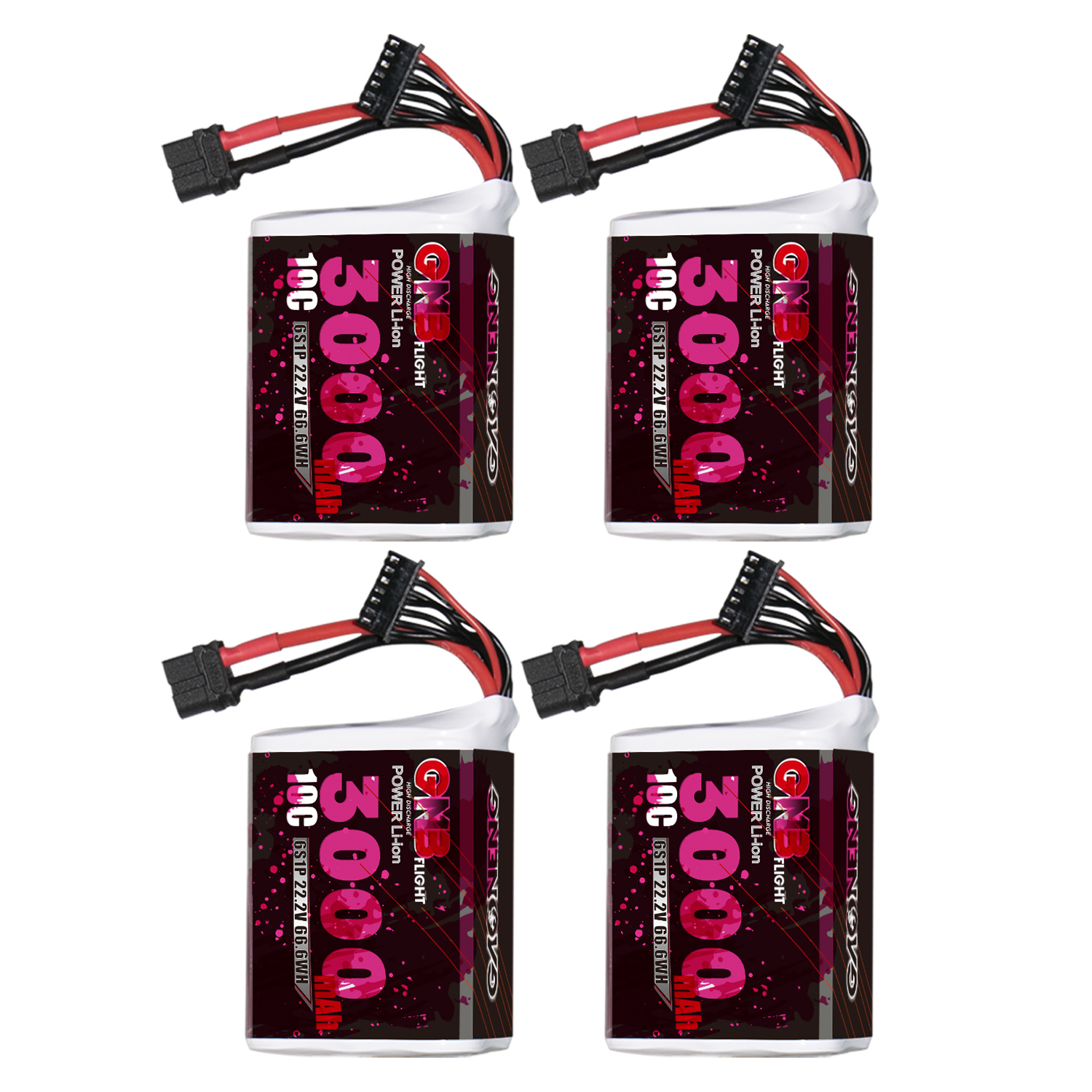 GAONENG GNB 6S 22.2V 3000mAh 10C XT60 Li-ion Battery made with Sony 18650 VTC6