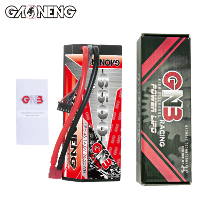 GAONENG GNB 4S 14.8V 6500mAh 120C Cabled Hard Case LiPo Battery T-PLUG