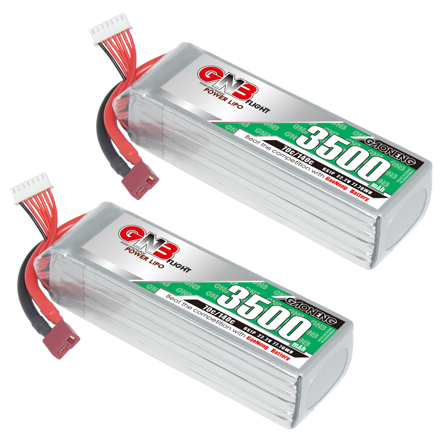 GAONENG GNB 6S 22.2V 3500mAh 70C LiPo Battery T-PLUG