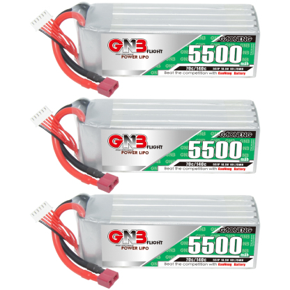 GAONENG GNB 5S 18.5V 5500mAh 70C T-PLUG RC LiPo Battery