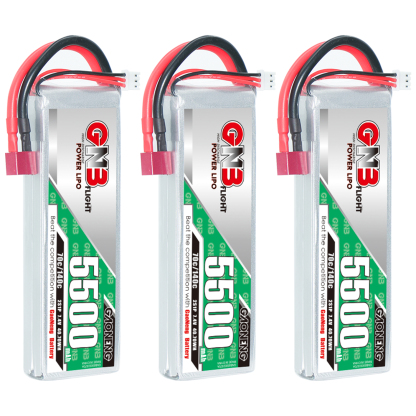 GAONENG GNB 2S 7.4V 5500mAh 70C LiPo Battery T-PLUG