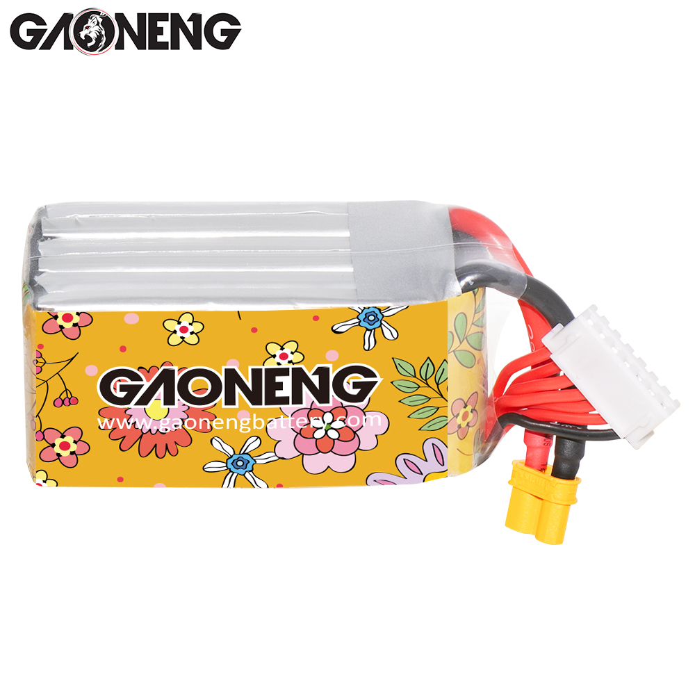 2PCS - GAONENG GNB LiHV 6S 22.8V 650mAh 120C XT30 LiPo Battery