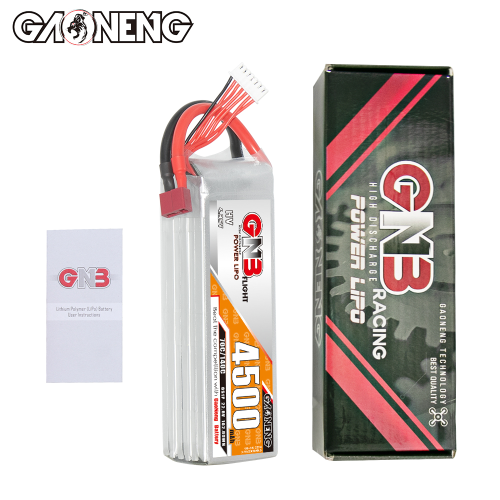 GAONENG GNB LiHV 6S 22.8V 4500mAh 70C LiPo Battery T-PLUG