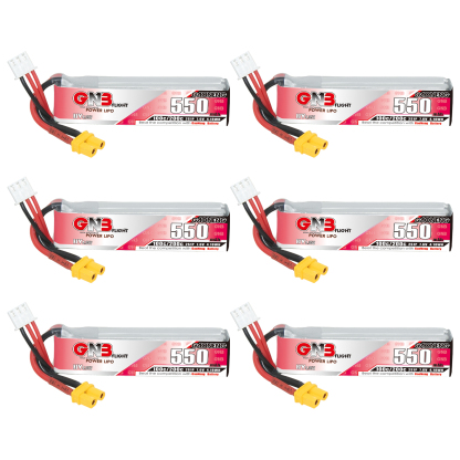 GAONENG GNB LiHV 2S 7.6V 550mAh 100C XT30 LiPo Battery Long Type