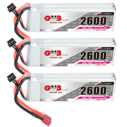 GAONENG GNB 2S 7.4V 2600mAh 120C LiPo Battery T-Plug