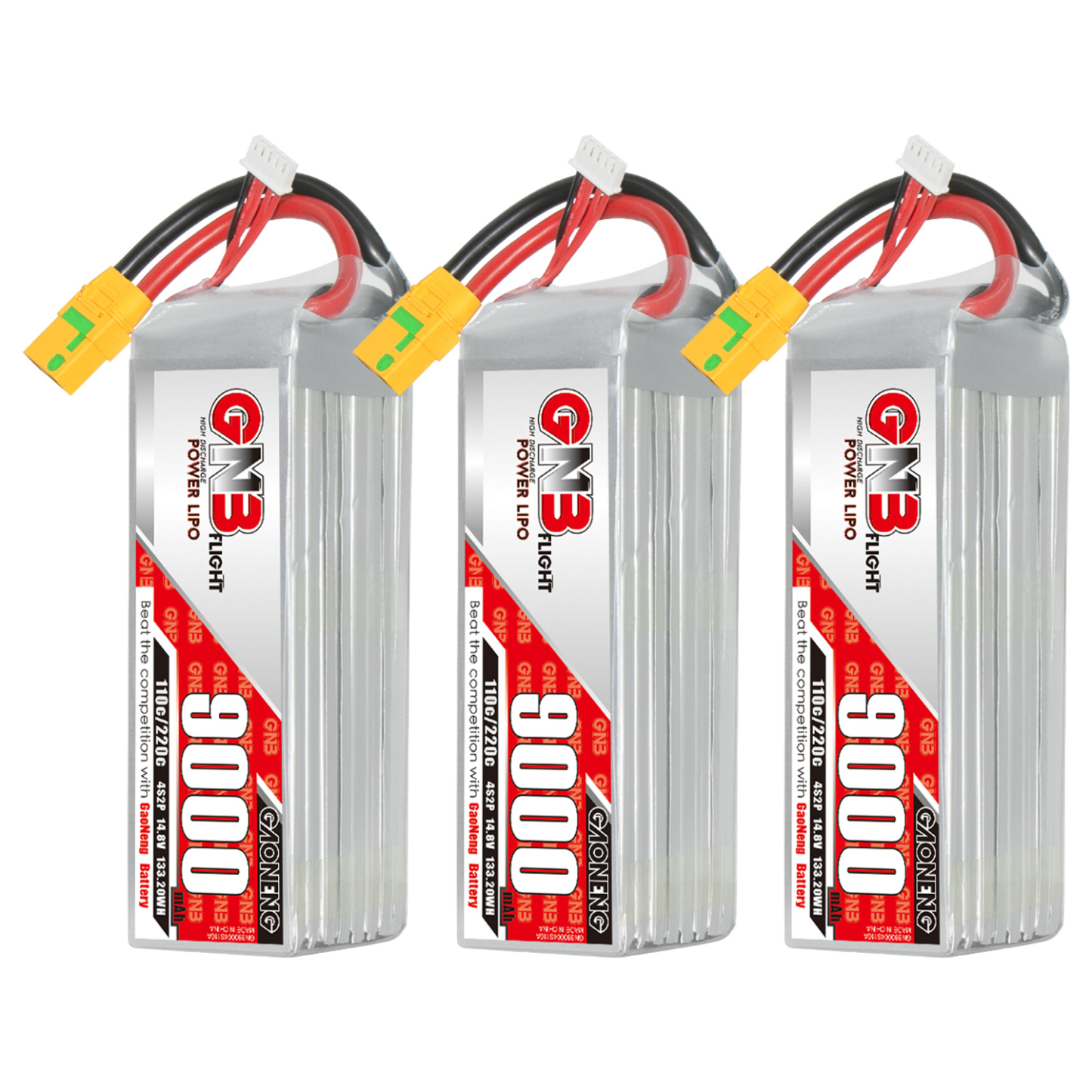 GAONENG GNB 4S 14.8V 9000mAh 110C RC LiPo Battery XT90S Anti Spark