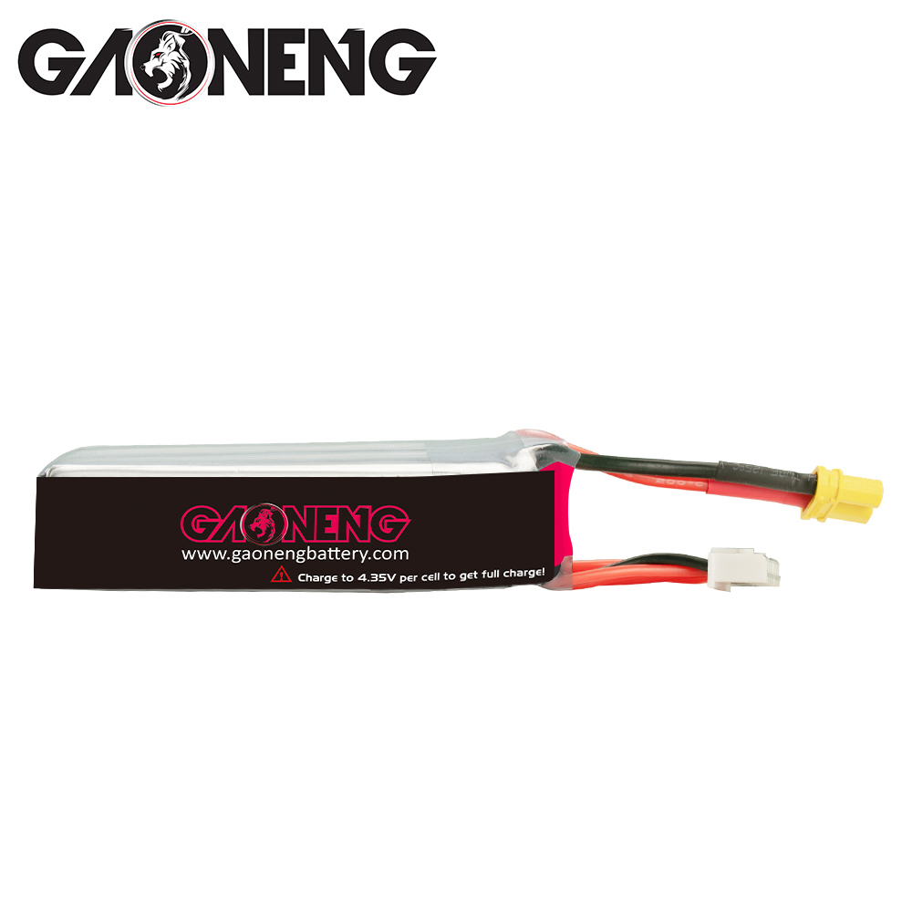 2PCS - GAONENG GNB LiHV 6S 22.8V 720mAh 100C XT30 LiPo Battery Long Type
