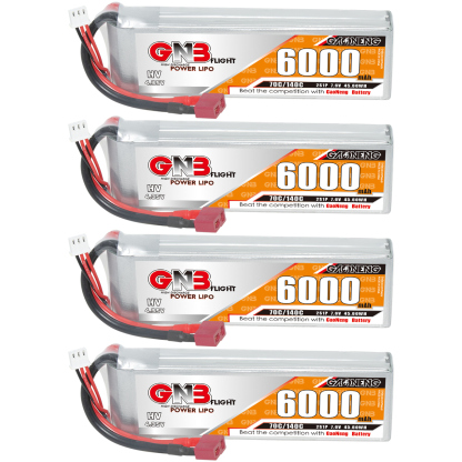 GAONENG GNB HV 2S 7.6V 6000mAh 70C LiPo Battery T-PLUG