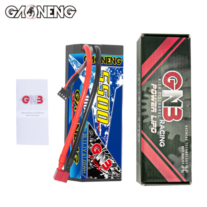 GAONENG GNB 3S 11.1V 5500mAh 100C Cabled Hard Case LiPo Battery T-PLUG
