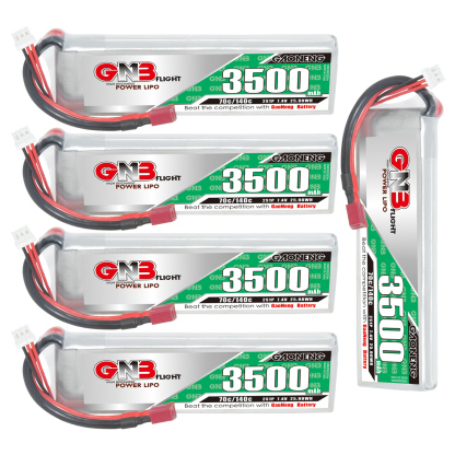 GAONENG GNB 2S 7.4V 3500mAh 70C LiPo Battery T-PLUG