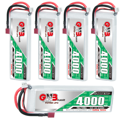GAONENG GNB 2S 7.4V 4000mAh 70C LiPo Battery T-PLUG
