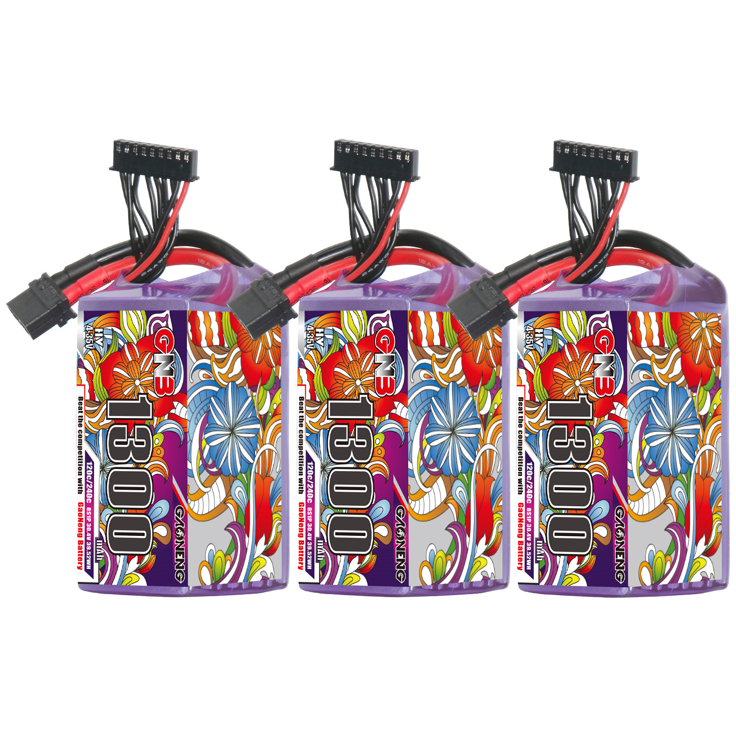 GAONENG GNB LiHV 8S 30.4V 1300mAh 120C XT60 LiPo Battery