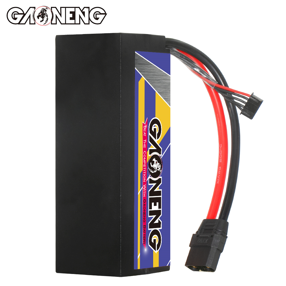 1PC - GAONENG GNB 4S 14.8V 8500mAh 140C Cabled Hard Case LiPo Battery XT90