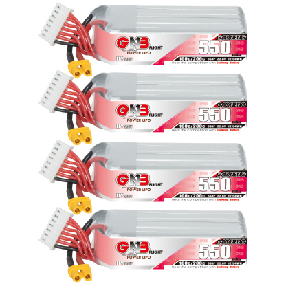 GAONENG GNB LiHV 6S 22.8V 550mAh 100C XT30 LiPo Battery Long Type