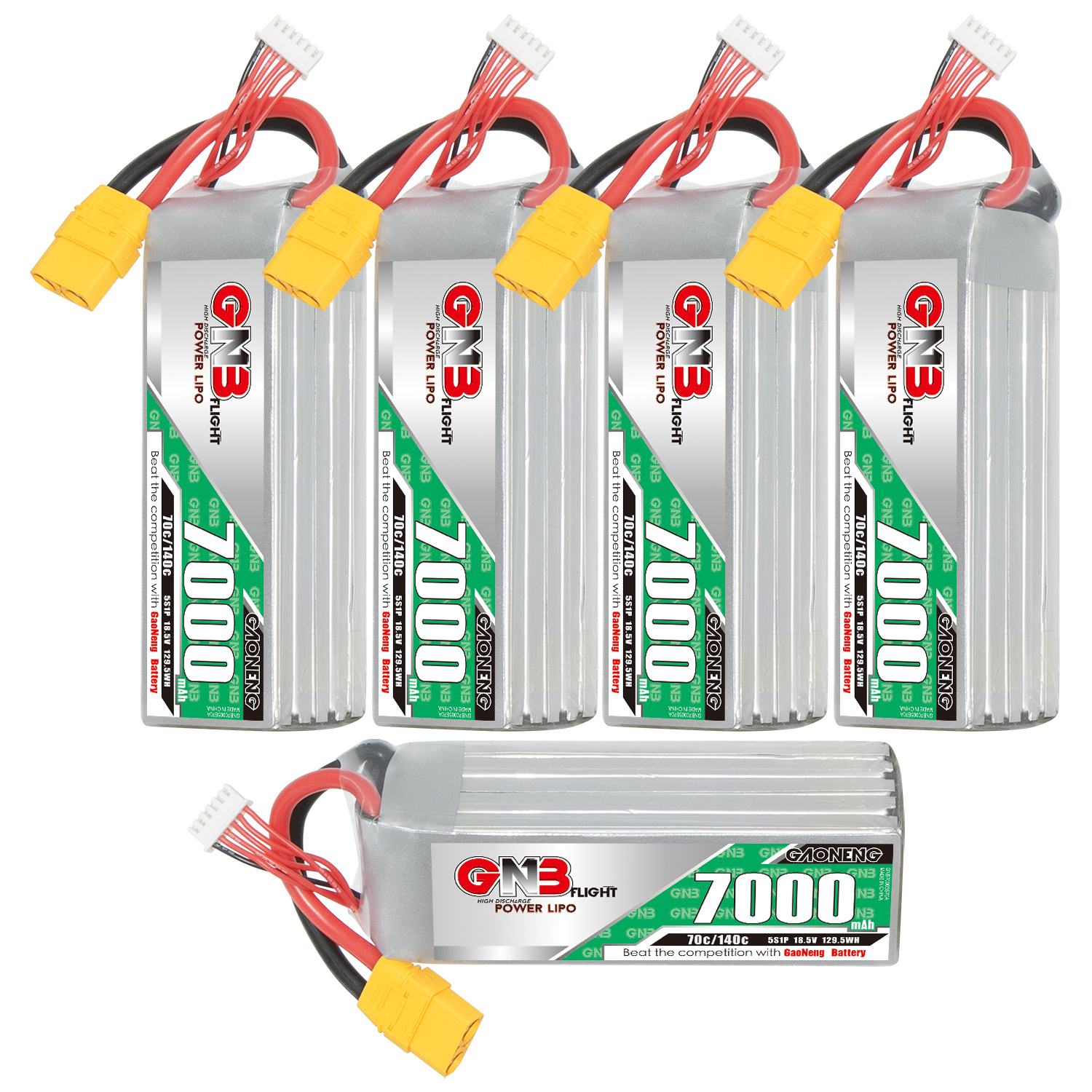 GAONENG GNB 5S 18.5V 7000mAh 70C LiPo Battery XT90