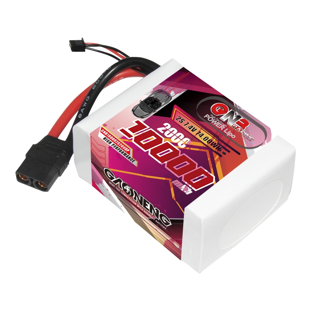 GAONENG GNB 2S 7.4V 10000mAh 10AH 200C LiPo Battery XT90
