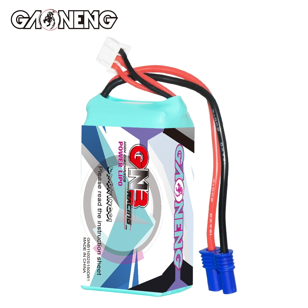 GAONENG GNB DR-1 Series 2S 7.4V 1100mAh 150C LiPo Battery EC2
