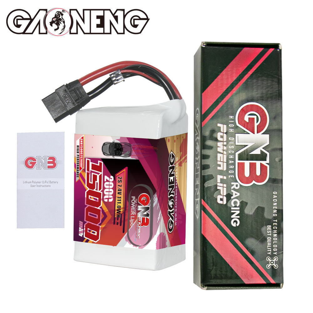 GAONENG GNB 2S 7.4V 15000mAh 15AH 200C LiPo Battery XT90