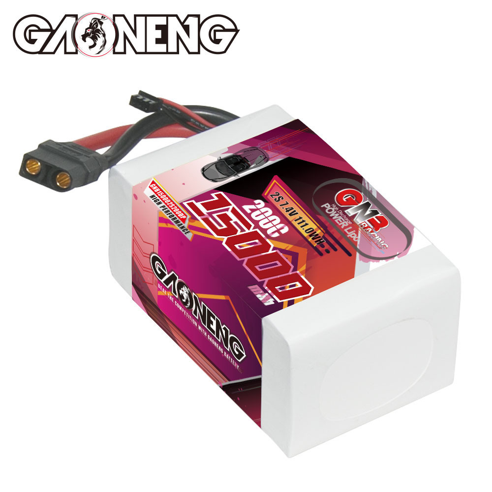 GAONENG GNB 2S 7.4V 15000mAh 15AH 200C LiPo Battery XT90