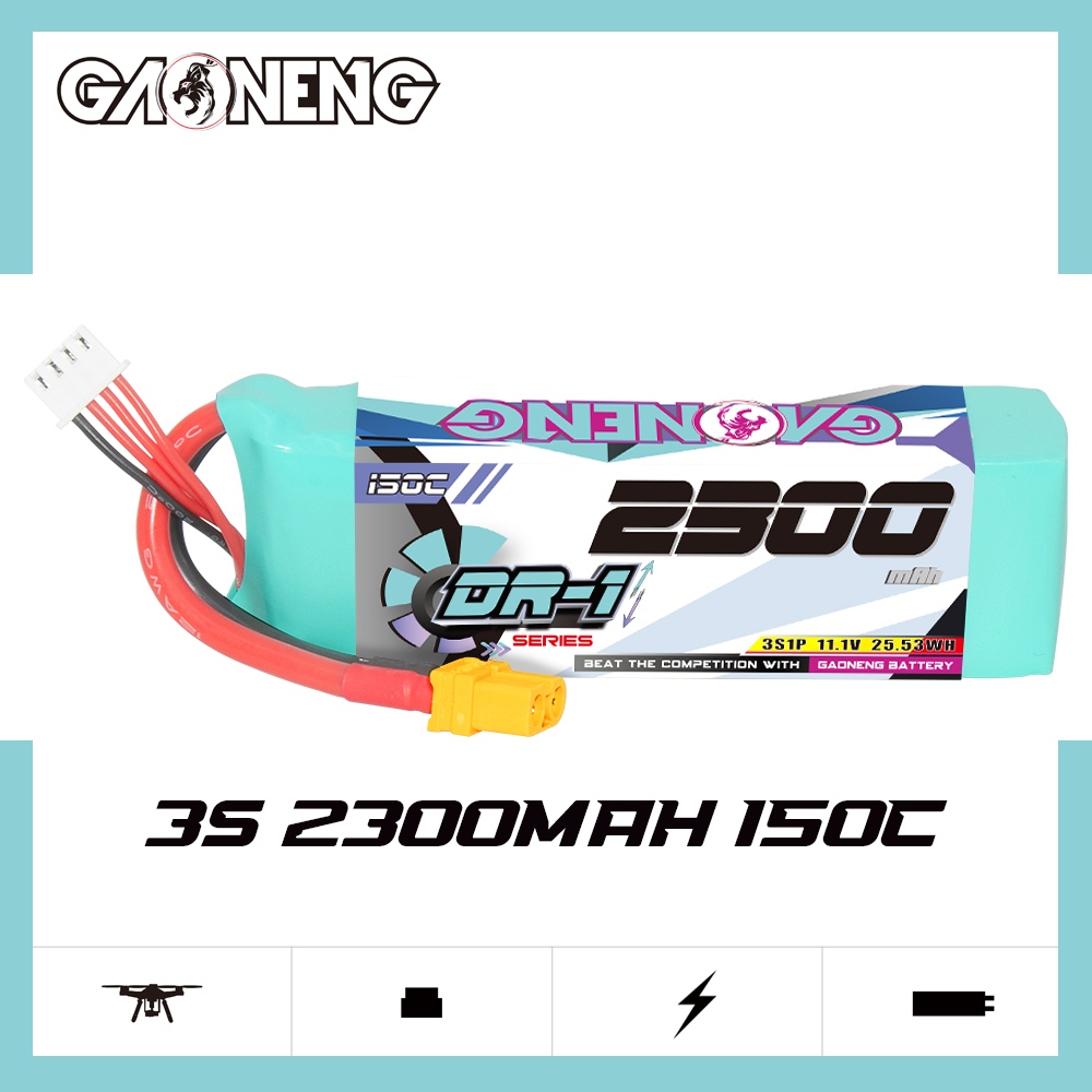 GAONENG GNB DR-1 Series 3S 11.1V 2300mAh 150C LiPo Battery XT60