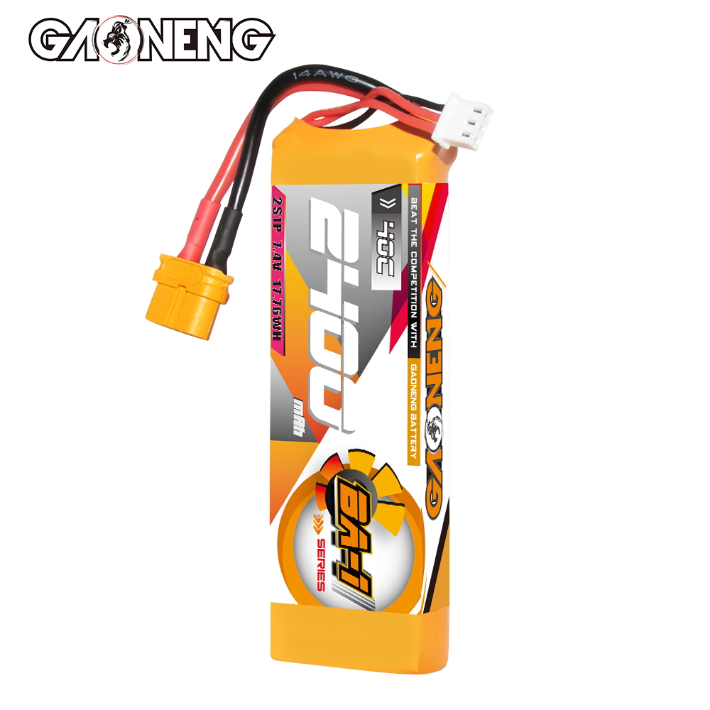GAONENG GNB BA-1 Series 2S 7.4V 2400mAh 40C LiPo Battery XT60