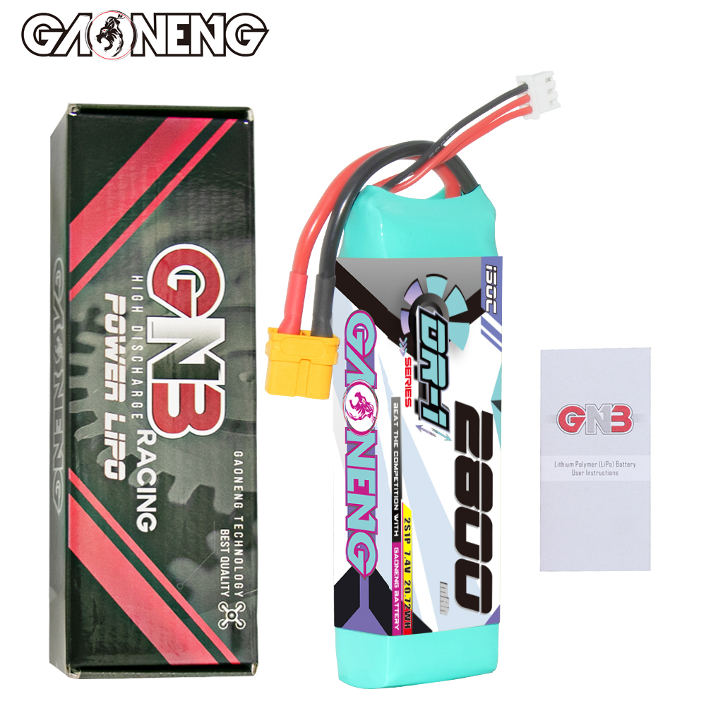 GAONENG GNB DR-1 Series 2S 7.4V 2800mAh 150C LiPo Battery XT60