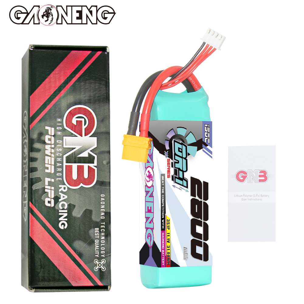 GAONENG GNB DR-1 Series 3S 11.1V 2800mAh 150C LiPo Battery XT60