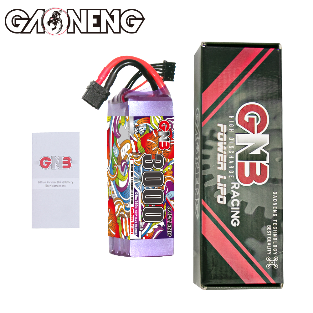 GAONENG GNB LiHV 4S 15.2V 3000mAh 120C XT60 LiPo Battery