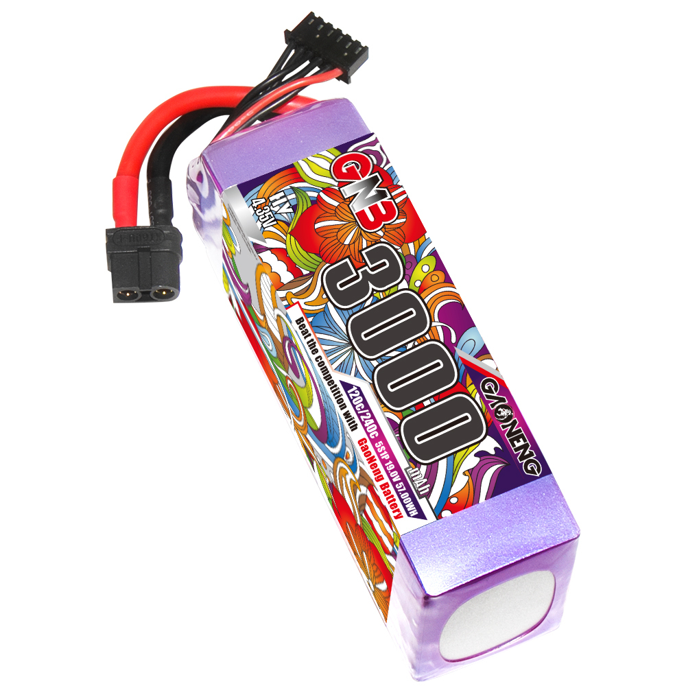 GAONENG GNB 5S 19V 3000mAh 120C XT60 LiPo Battery Drone FPV Air Wing