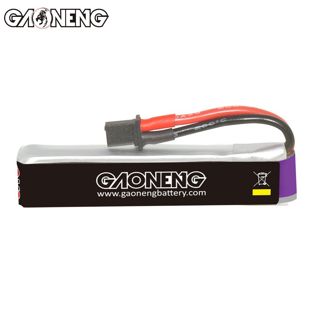 GAONENG GNB LiHV 1S 3.8V 300mAh 60C A30 Cabled LiPo Battery