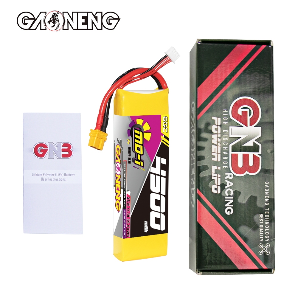 GAONENG GNB MD-1 Series 3S 11.1V 4500mAh 60C LiPo Battery XT60