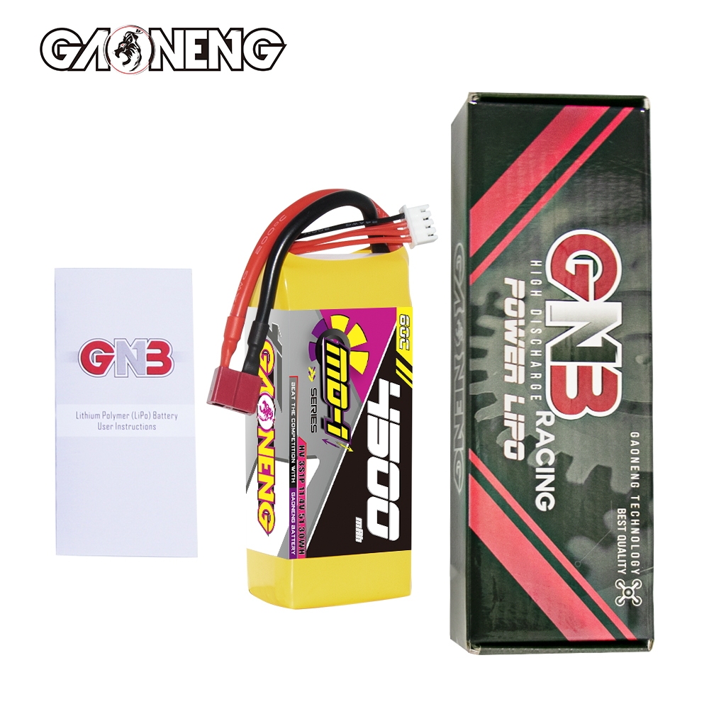 GAONENG GNB MD-1 Series 3S HV 11.4V 4500mAh 60C LiPo Battery T-PLUG
