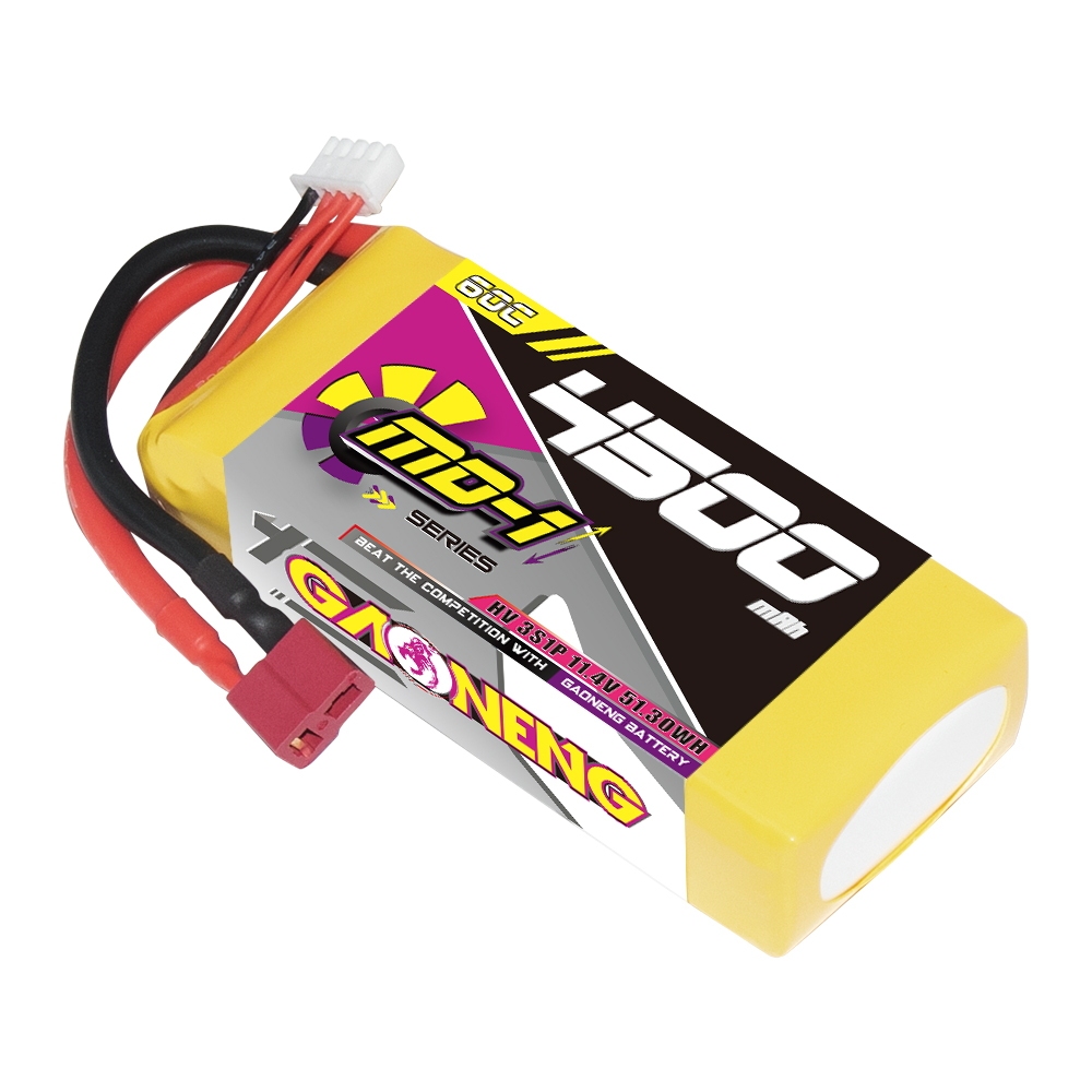 GAONENG GNB MD-1 Series 3S HV 11.4V 4500mAh 60C LiPo Battery T-PLUG