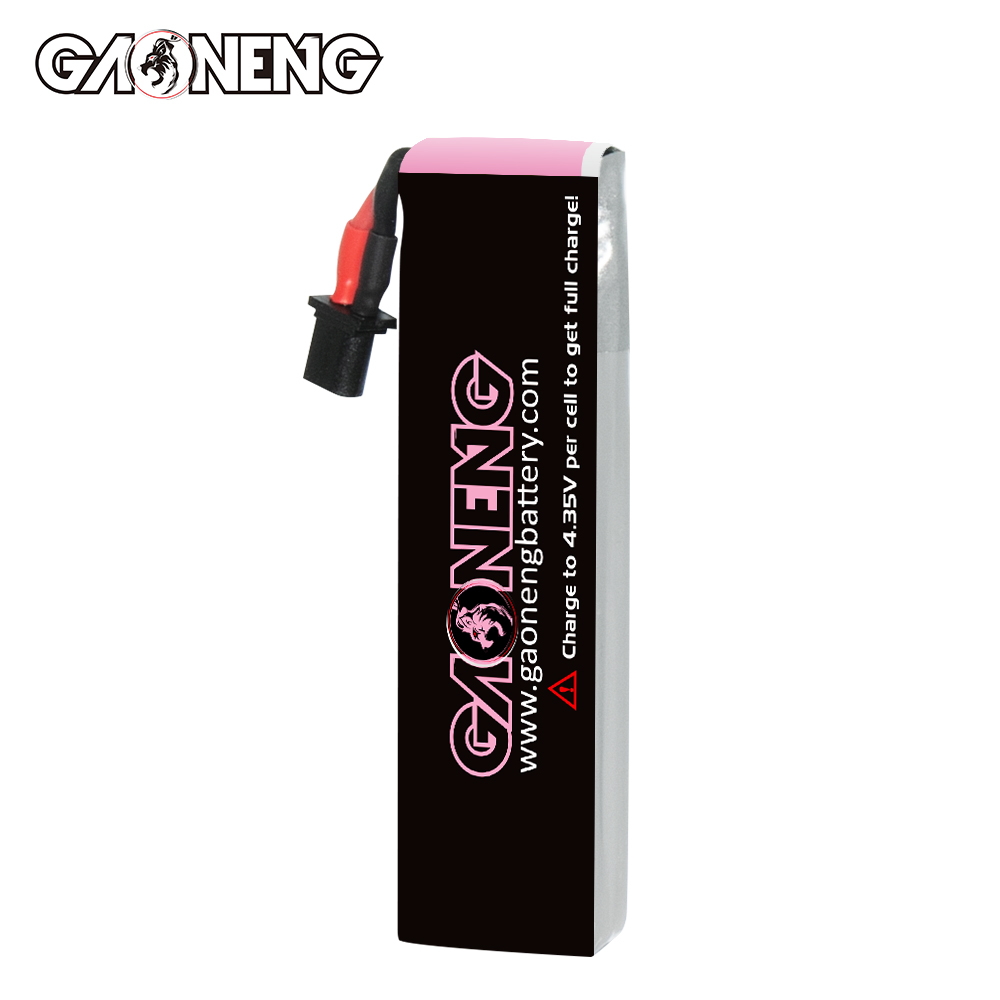 GAONENG GNB LiHV 1S 3.8V 450mAh 80C A30 Cabled LiPo Battery