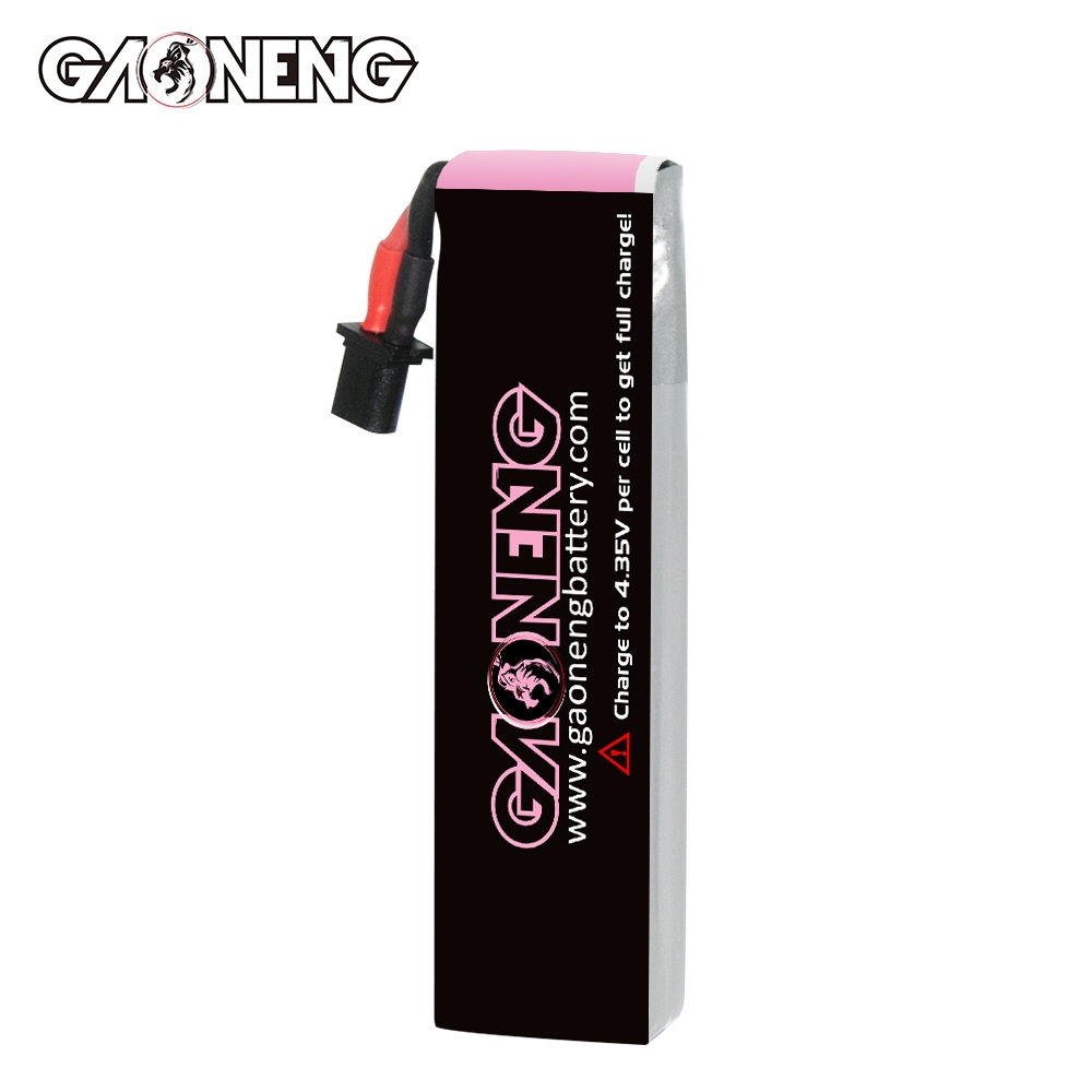 GAONENG GNB LiHV 1S 3.8V 450mAh 80C A30 Cabled LiPo Battery