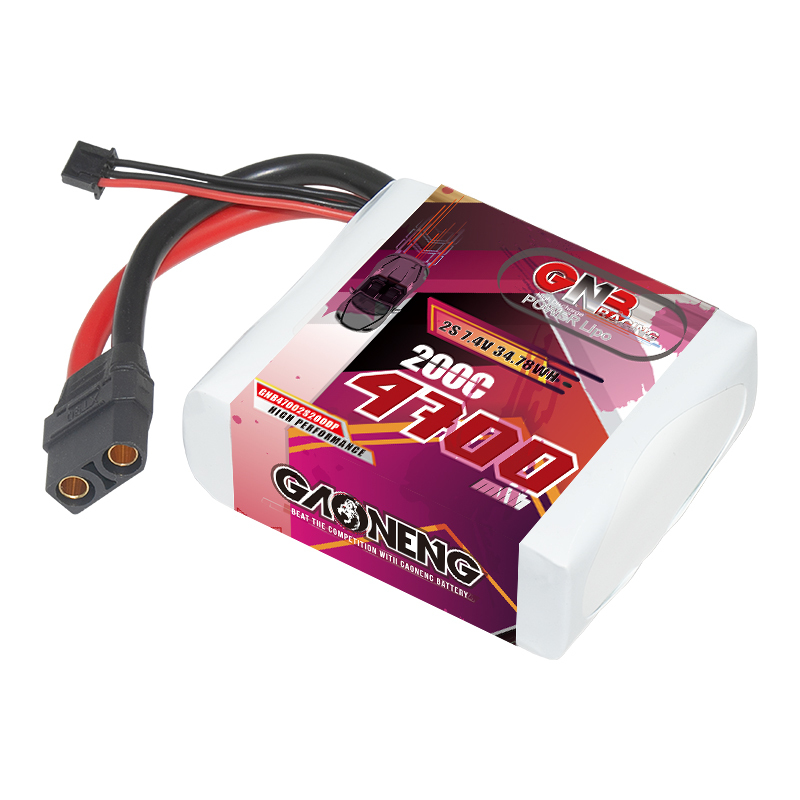 GAONENG GNB 2S 7.4V 4700mAh 200C RC LiPo Battery Drag Racing Pack