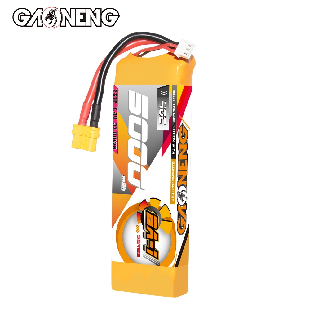 GAONENG GNB BA-1 Series 2S 7.4V 5000mAh 40C LiPo Battery XT60