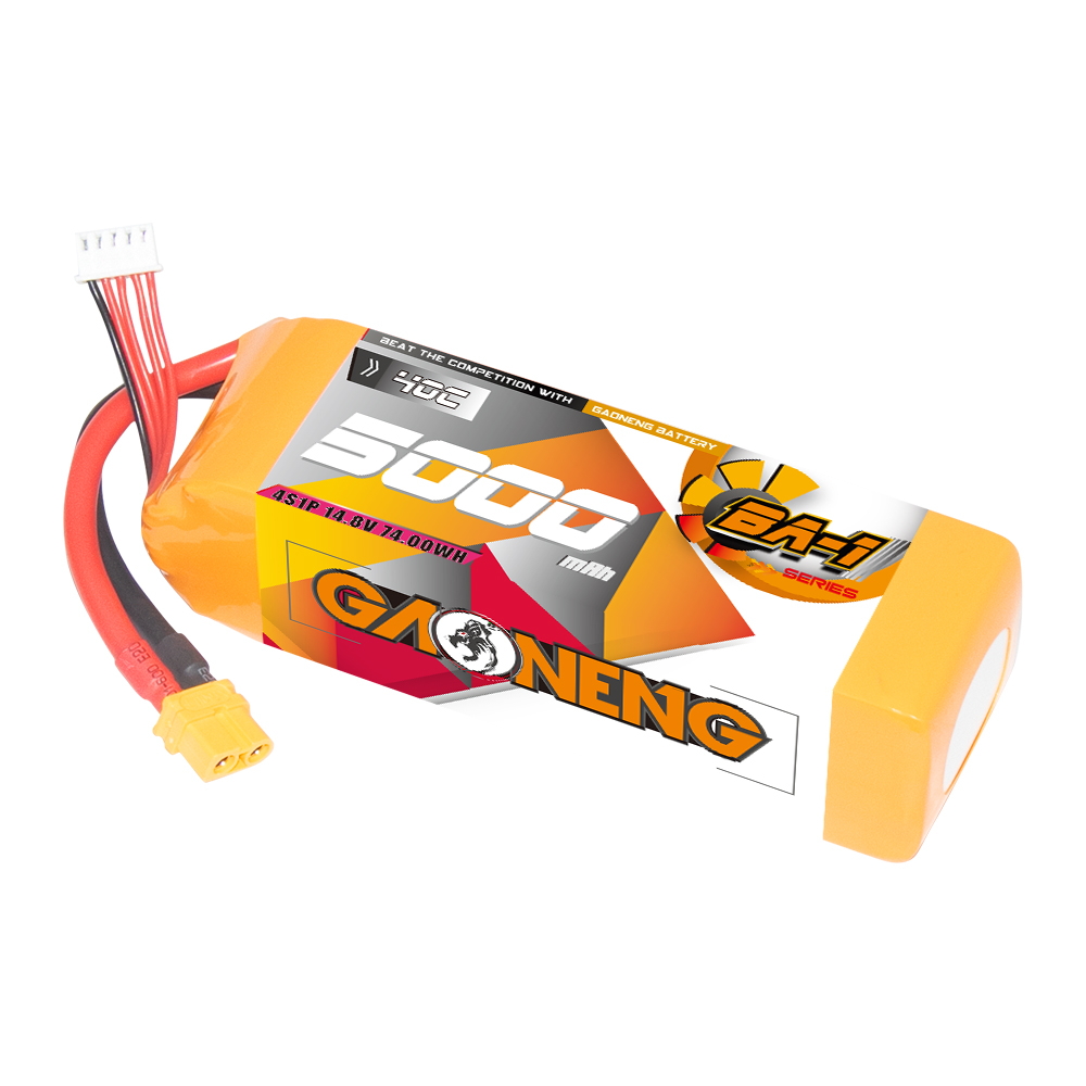GAONENG GNB BA-1 Series 4S 14.8V 5000mAh 40C LiPo Battery XT60