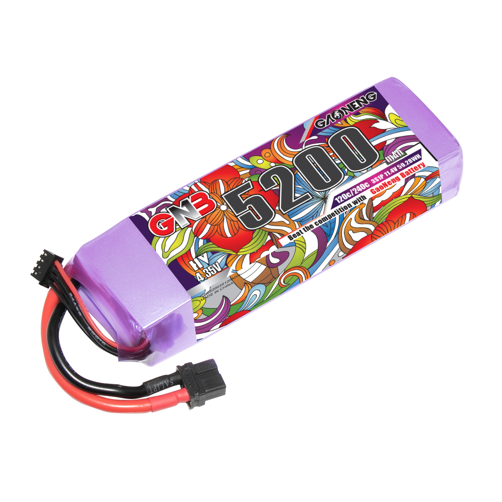 GAONENG GNB LiHV 3S 11.4V 5200mAh 120C LiPo Battery XT60