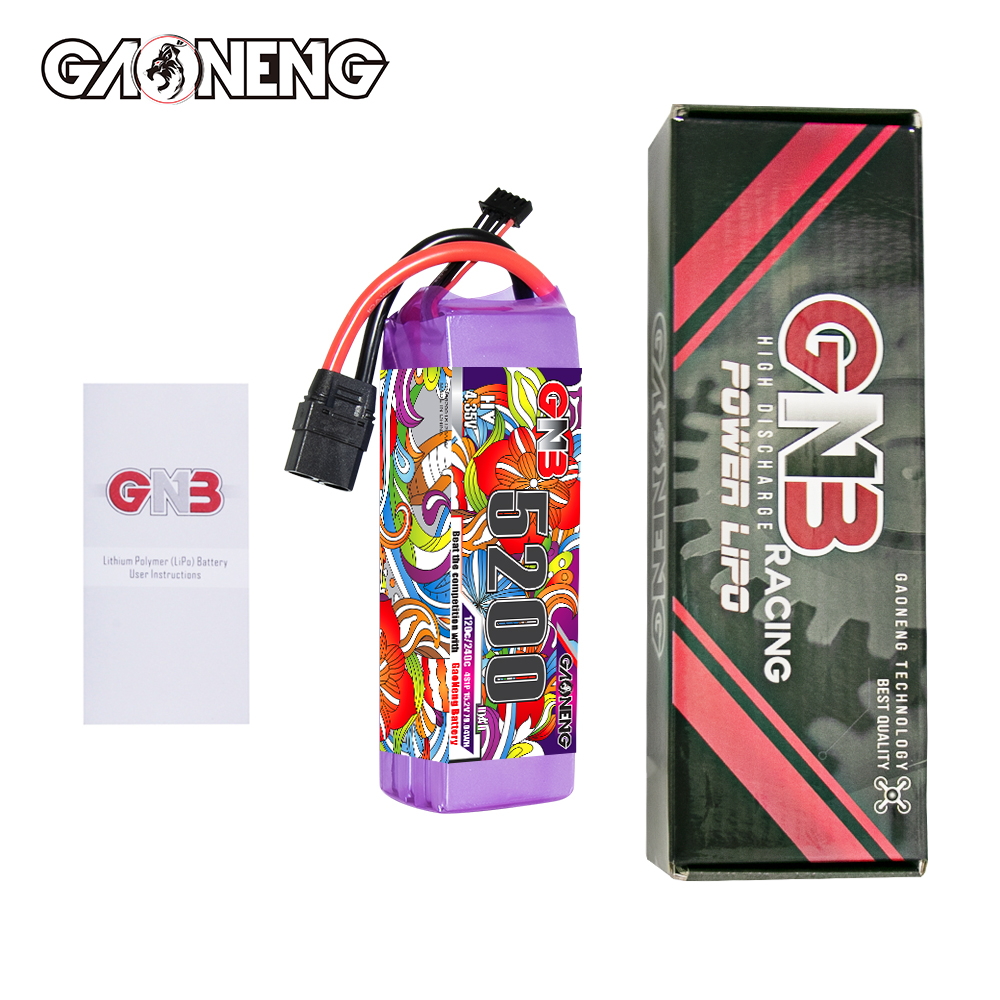 GAONENG GNB LiHV 4S 15.2V 5200mAh 120C LiPo Battery XT90