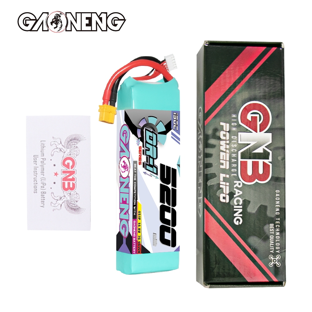 GAONENG GNB DR-1 Series 4S 14.8V 5200mAh 150C LiPo Battery XT60