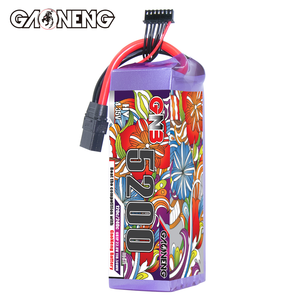 GAONENG GNB LiHV 6S 22.8V 5200mAh 120C LiPo Battery XT90