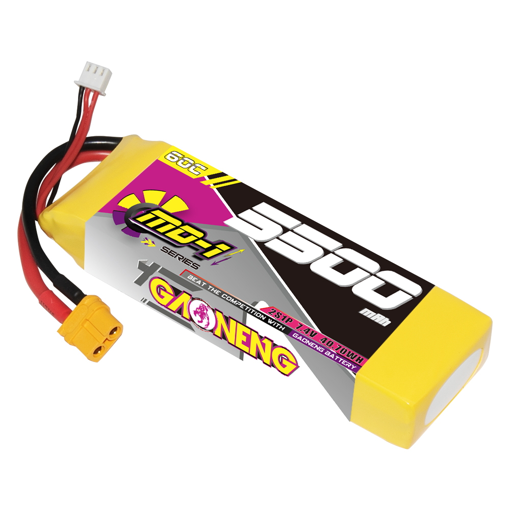 GAONENG GNB MD-1 Series 2S 7.4V 5500mAh 60C LiPo Battery XT60