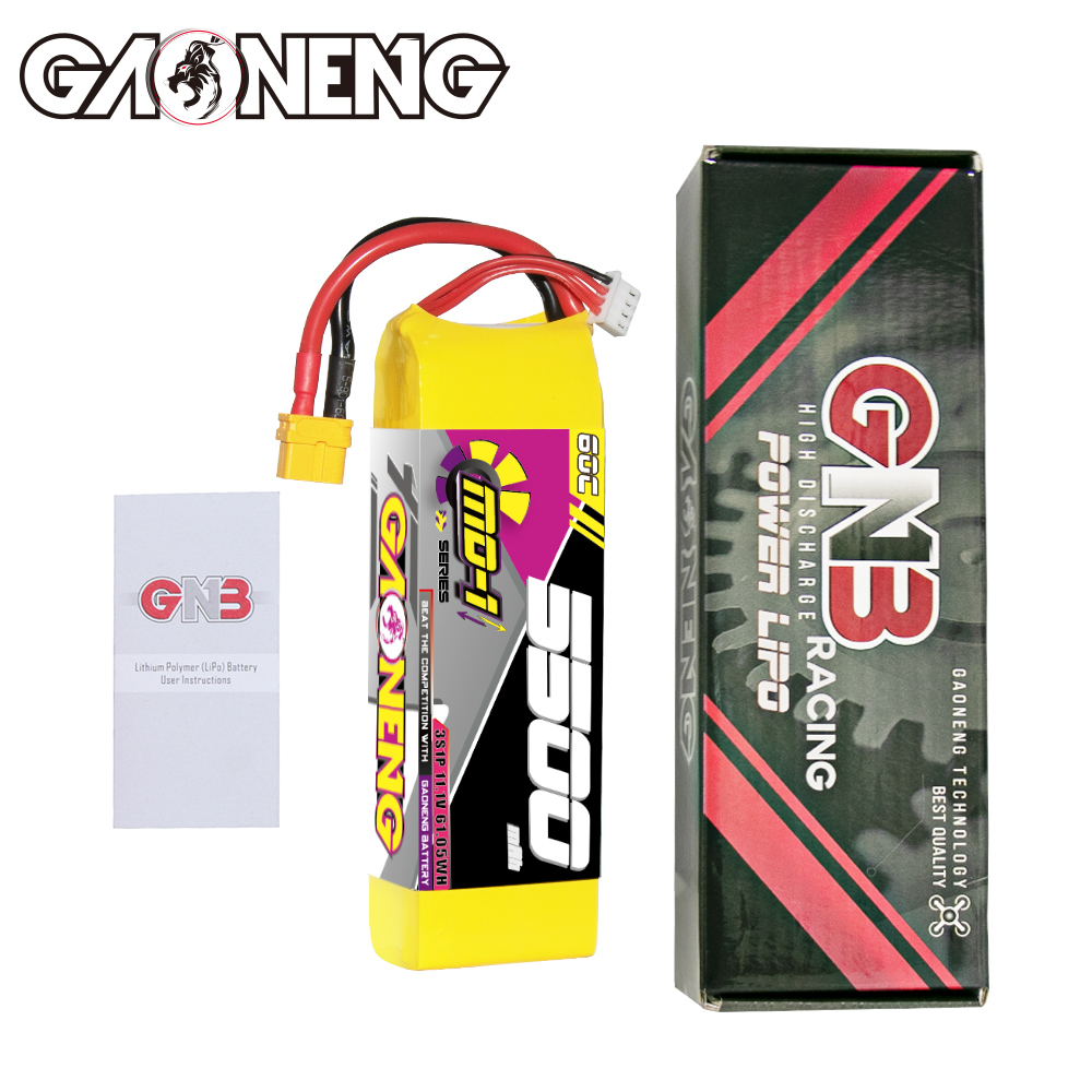 GAONENG GNB MD-1 Series 3S 11.1V 5500mAh 60C LiPo Battery XT60