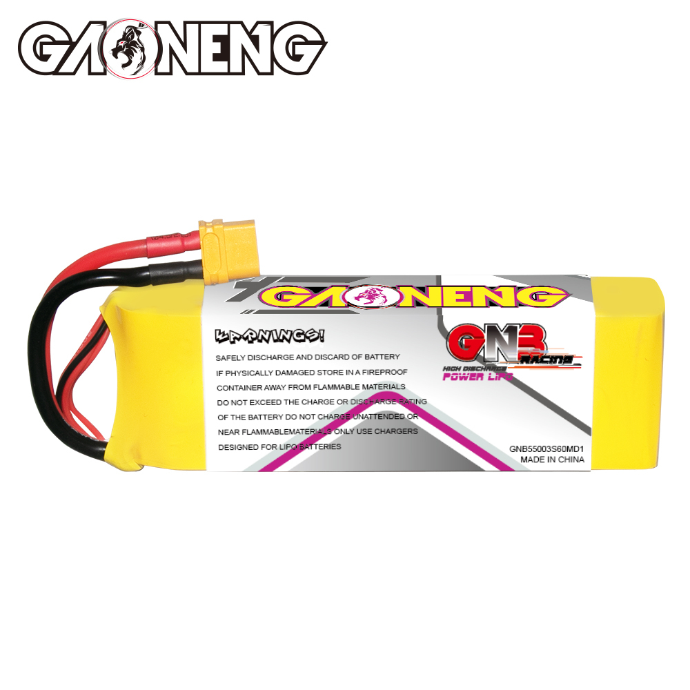 GAONENG GNB MD-1 Series 3S 11.1V 5500mAh 60C LiPo Battery XT60