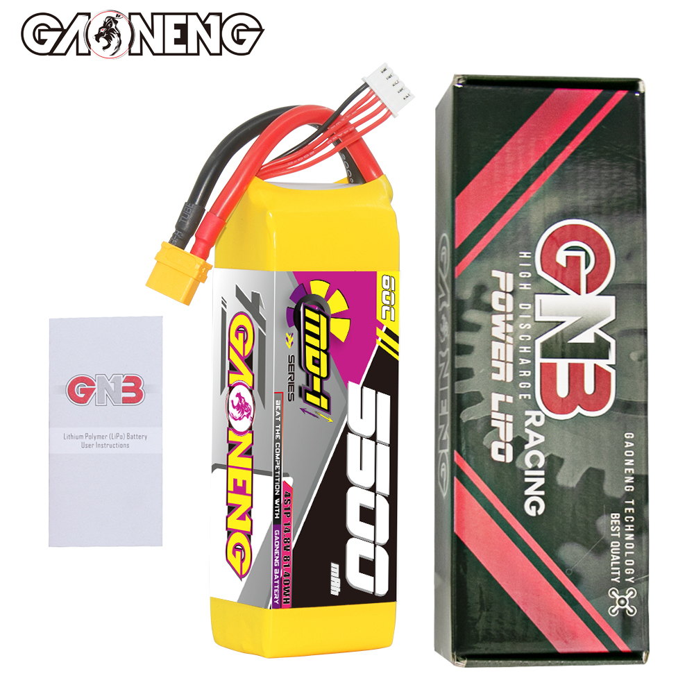 GAONENG GNB MD-1 Series 4S 14.8V 5500mAh 60C LiPo Battery XT60