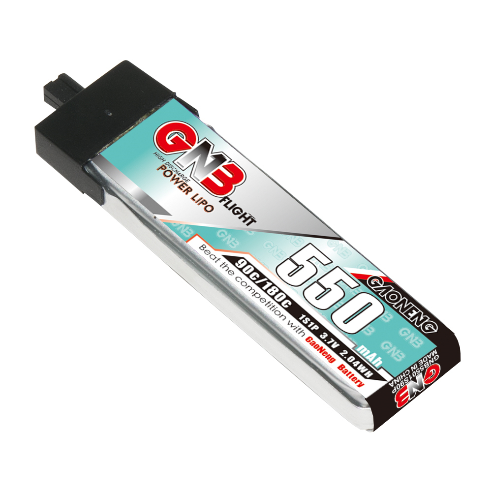 GAONENG GNB 1S 3.7V 550mAh 90C A30 Plastic Head LiPo Battery