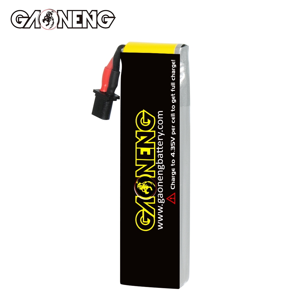 GAONENG GNB LiHV 1S 3.8V 660mAh 90C A30 Cabled LiPo Battery