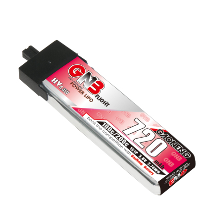 GAONENG GNB LiHV 1S 3.8V 720mAh 100C A30 Plastic Head LiPo Battery