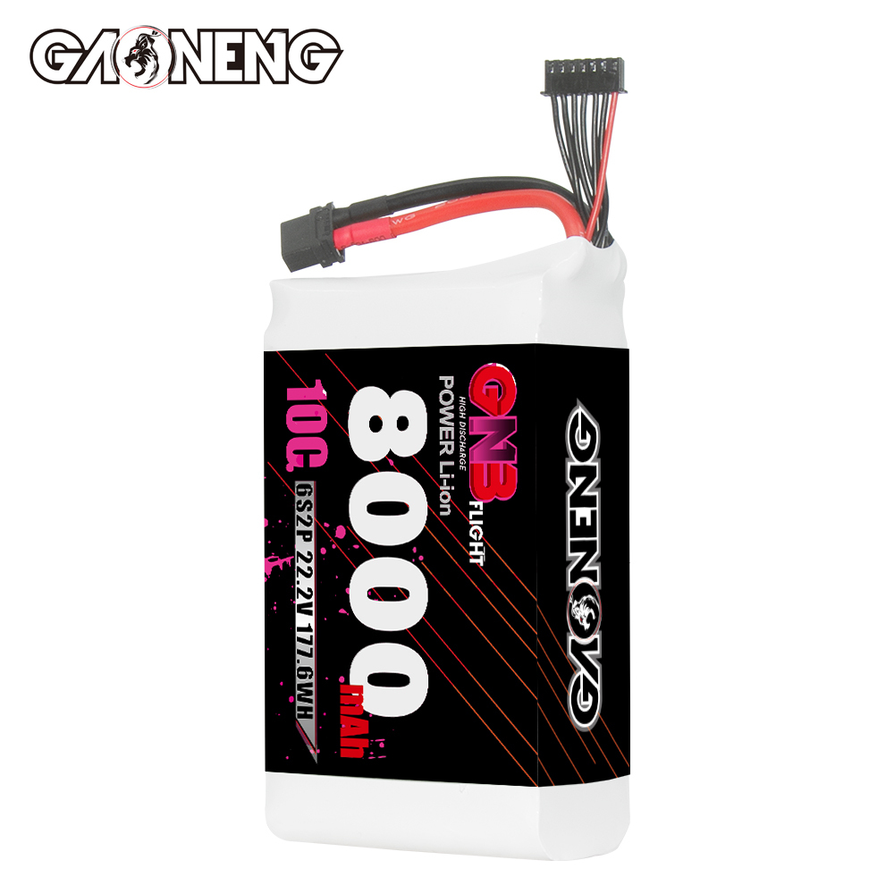 GAONENG GNB 6S 22.2V 8000mAh 10C XT60 Li-ion Battery made with Samsung 21700